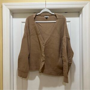 American Eagle oversized button front cardigan size large